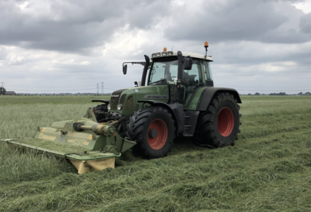 Hoge resolutie eerste snede fendt listing